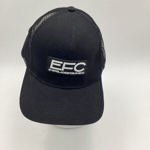 Everglades Fishing Co Black‎ Trucker Hat Snapback Mesh Cap Unisex